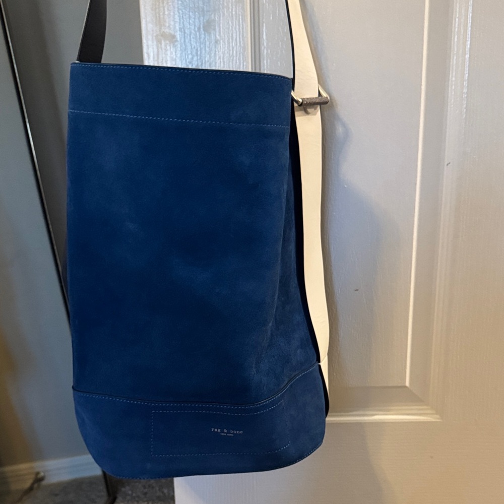 Women’s Blue Suede Bag
